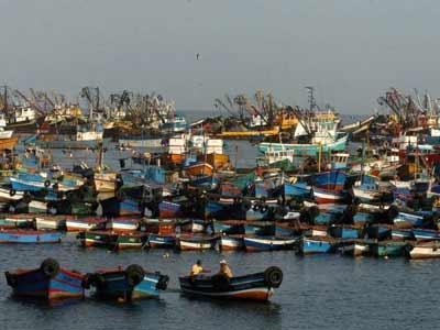 Puerto de Ilo en el sur peruano