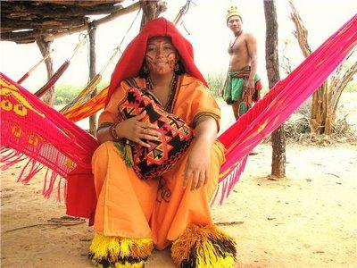 Una mujer de la etnia Guayú, en Colombia