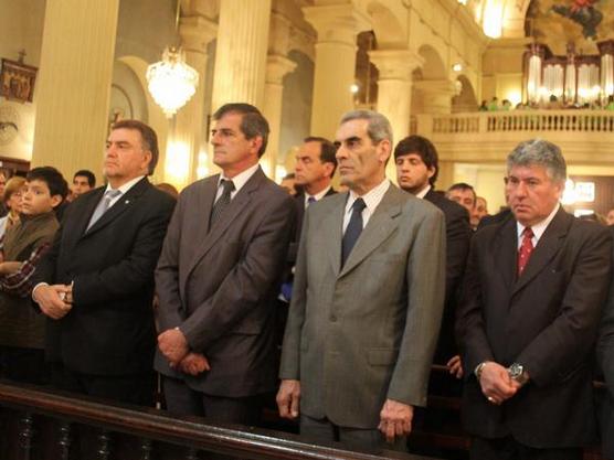 Autoridades participaron de la misa de acción de gracias.