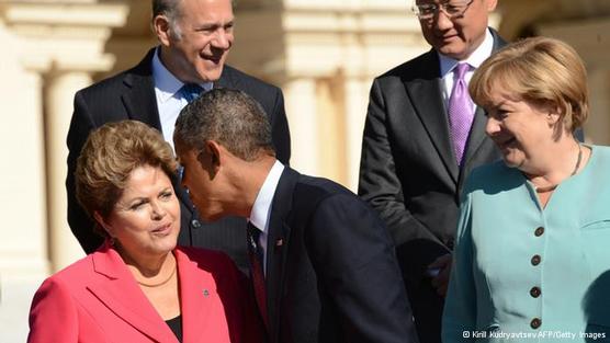 Dilma, Obama y Merkel observados por Ban Ki-Moon