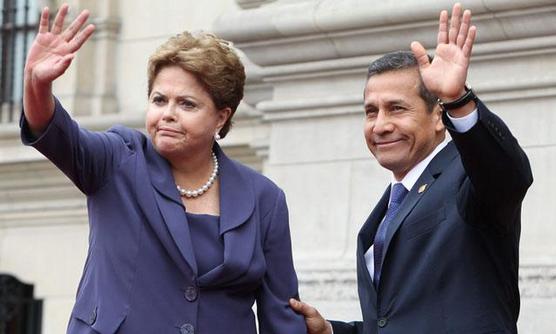 Dilma Rousseff y Ollanta Humala refuerzan la integración bilateral