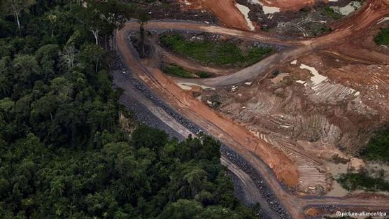 La represa de Belo Monte en Pará