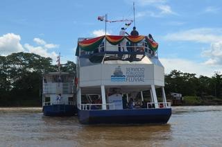 Los barcos que surcarán el Mamoré