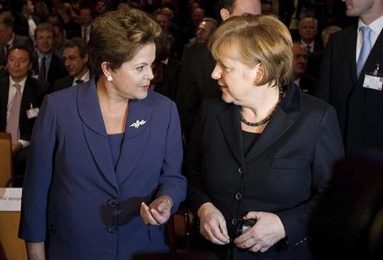 Dilma Rousseff y Angela Merkel, en alianza contra espionaje