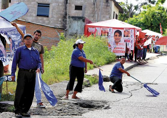 Activistas politicos aprovecharon todos los espacios