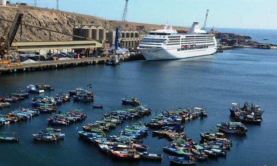 Puerto de Matarani en Perú