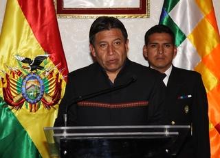 El canciller de Bolivia, David Choquehuanca