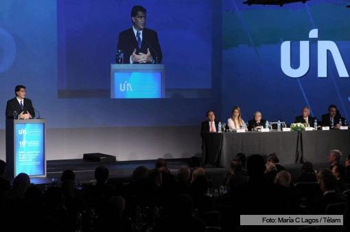 Capitanich en el Convención de la UIA