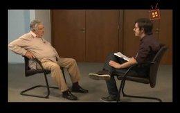 Mujica entrevistado en la tv