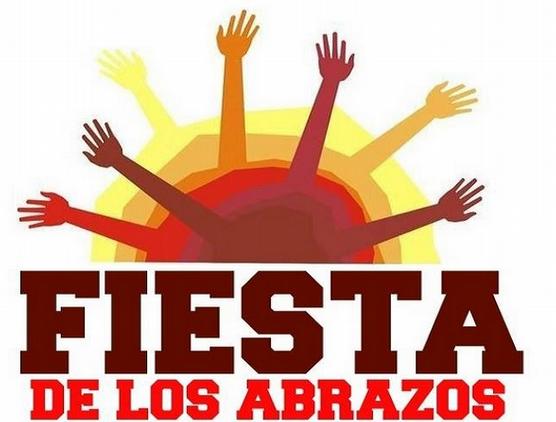 Afiche de convocatoria a la Fiesta de los Abrazos