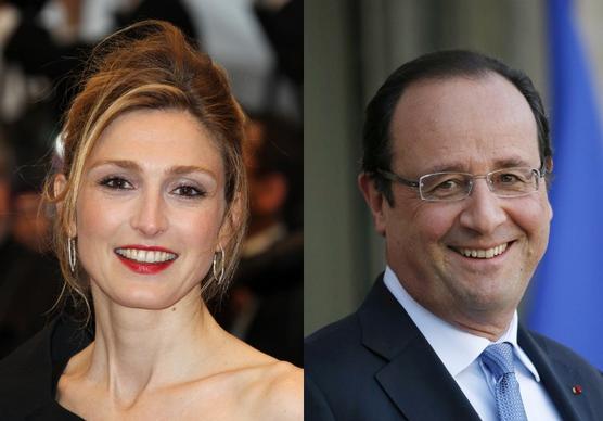 Hollande y la actriz