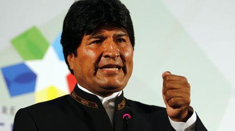 El presidente Evo Morales