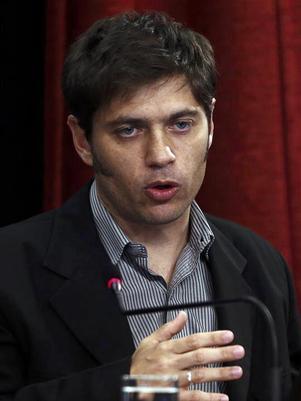 El ministro de Economía, Axel Kicillof