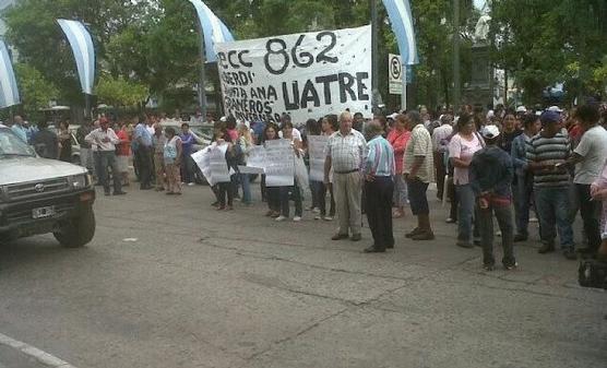 Ruidosa protesta de tabacaleros en Concepción