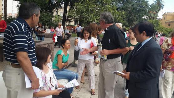 Libros en Plaza Independencia