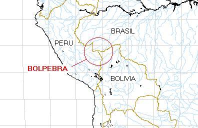 El mapa de la zona de los vuelos narcos