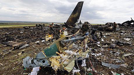 Avión derribado