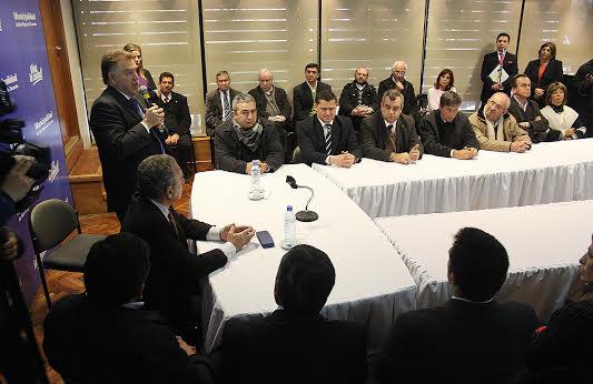 Reunión en la municipalidad