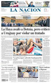 Tapa  La Nación