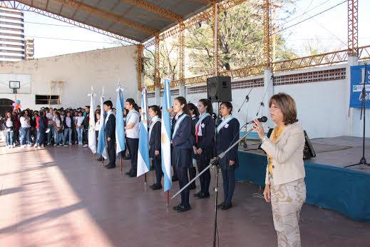 Montaldo habla en el acto