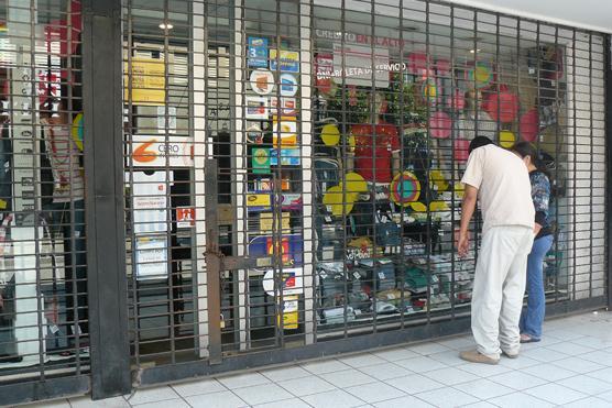 Comercios cerrados