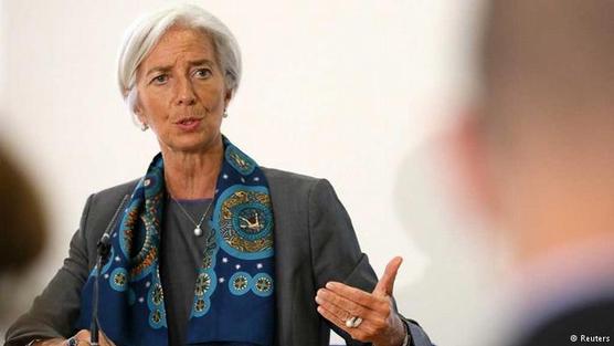 Lagarde, ayer en Nueva York