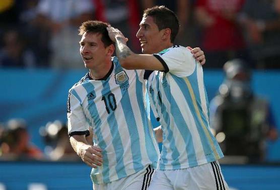 Messi y Di María