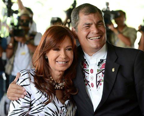 Cristina junto a Correa