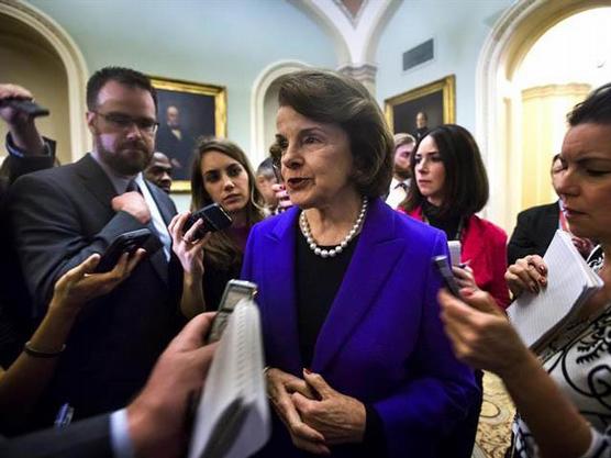 La senadora demócrata Dianne Feinstein