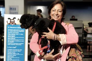 Dueña y su mascota