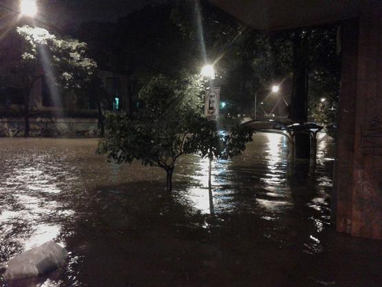 Tormenta causó inundaciones. Foto Benjamín Tannuré