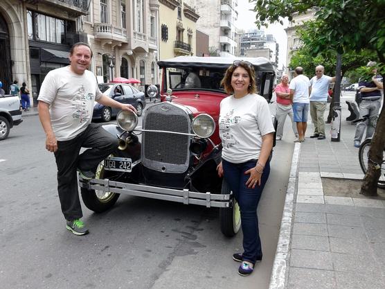 Matrimonio con el  auto