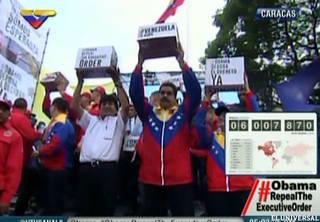 Evo Morales acompaña a Maduro, ayer en Miraflores