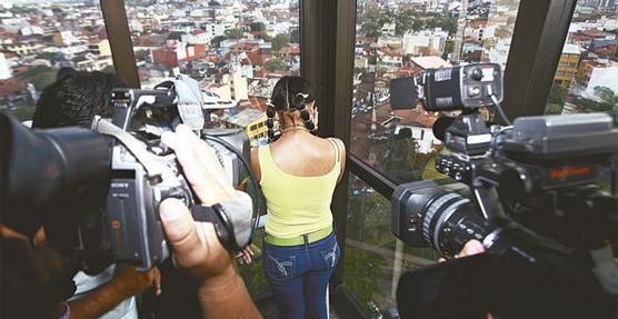 La menor sorprendida por periodistas ayer