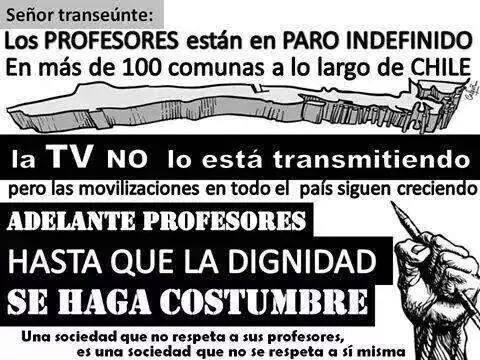 Los docentes alimentan las protestas por una reforma educativa