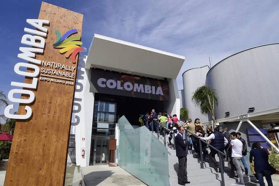 El pabellón colombiano en la Expo