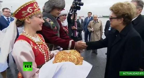 Dilma llegó ayer a Rusia para participar de reunión anual de los BRICS