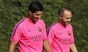 Suárez e Iniesta