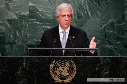 Tabaré en su discurso en la ONU