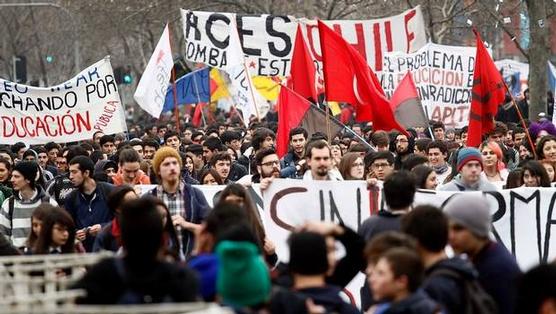 La nueva marcha estudiantil para actualizar reclamos