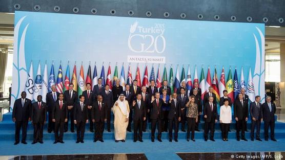 La foto de familia de la cumbre en Turquía