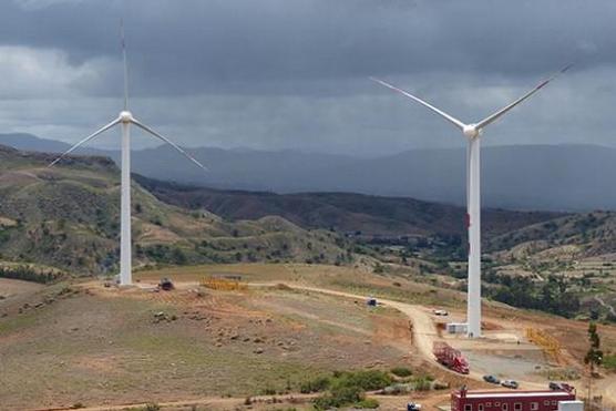 El proyectado parque aeolico en Cochabamba