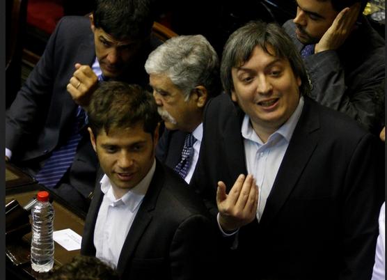 Kicillof y Máximo