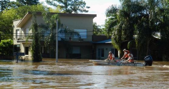 Concordia asediada por las aguas