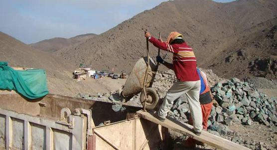 Mineros de Tierra Amarilla, en Atacama