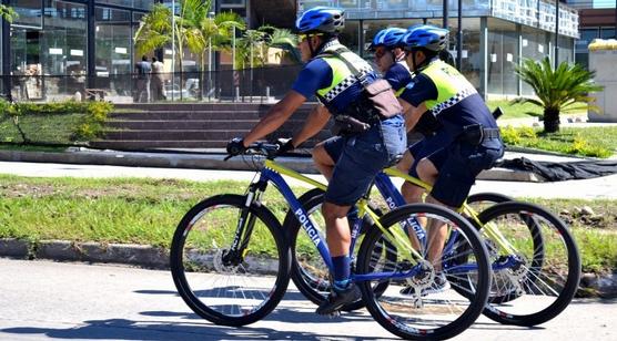 Policía en bici