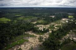 La zona afectada por los derrames de crudo