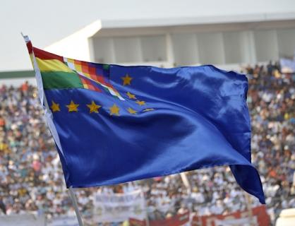 La bandera marítima boliviana