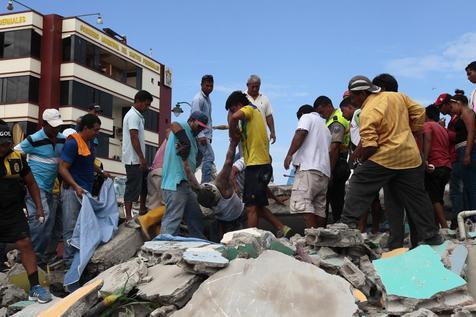 El terremoto midió 7.8 en la escala de Ritccherr