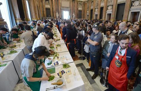 "Mundial" del pesto en Génova